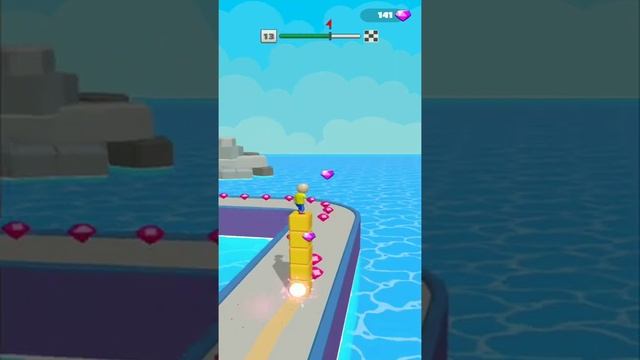 #shorts Cube Rider | Level 13 | Play game database | Android game смотреть онлайн