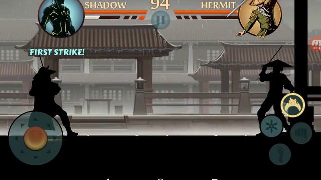 Shadow Fight 2 Бой с Отшельником на затмении. смотреть онлайн