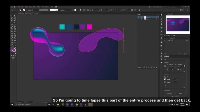How to create Gradient Fluidic Vector Abstract Background using Gradient mesh tool? | Downloadable смотреть онлайн