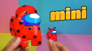 Мини коллекция амонг ас Бумажные сюрпризы в виде животных на канале Мэджик бокс