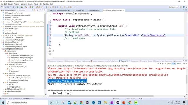 Selenium Framework - Basic- 10. Parameterize URL, browser . . - Read data from properties file смотреть онлайн