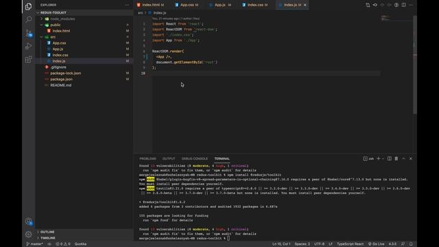 Redux Toolkit - глобальное состояние React приложения (useSelector(), useDispatch()) смотреть онлайн