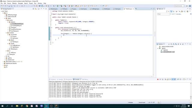 How to Code a Minecraft 1.8 Hacked Client | Episode 4 смотреть онлайн