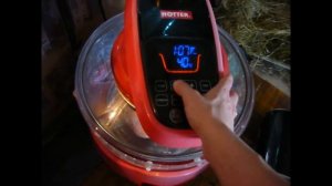 Аэрогриль Hotter - жарим мясо