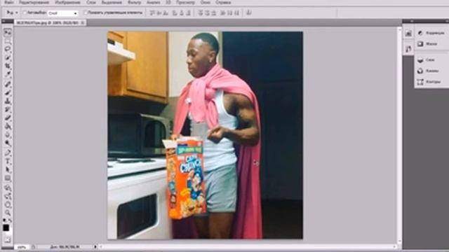 Как вырезать объект,с помощью фотошопа PS CS5 смотреть онлайн