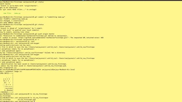 Github account creation, Git Basics, SSH Key access смотреть онлайн