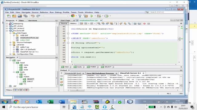 3 JSP con Oracle смотреть онлайн