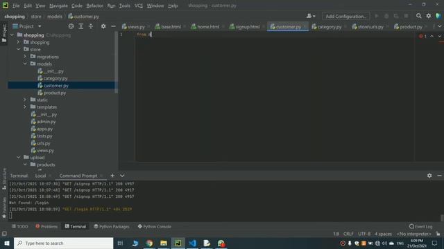 #15. Create Customer Model || E-commerce website in django || Python World || Django смотреть онлайн