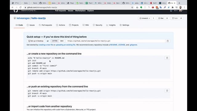 ReactJS - Subindo um projeto para o github смотреть онлайн