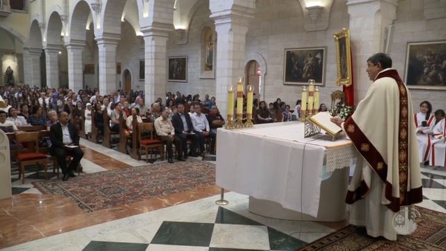 الاحتفال بعودة بعض ذخائر القديس إيرونيموس إلى بيت لحم смотреть онлайн