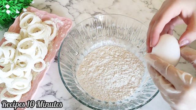 Amazing crispy taste 📢 Quick and very simple onion ring recipe смотреть онлайн