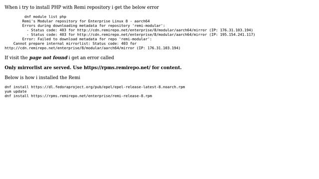 DevOps & SysAdmins: Centos 8 in AWS - PHP install error смотреть онлайн