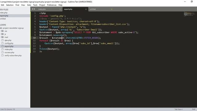 11. Exporting the data as CSV format смотреть онлайн