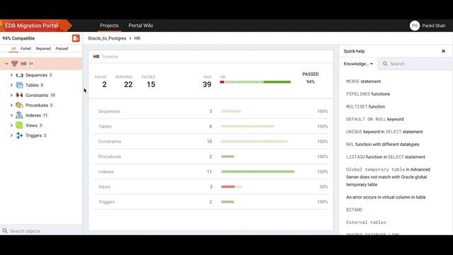Quick Look: EDB Migration Portal Tutorial (Oracle to PostgreSQL Database) смотреть онлайн