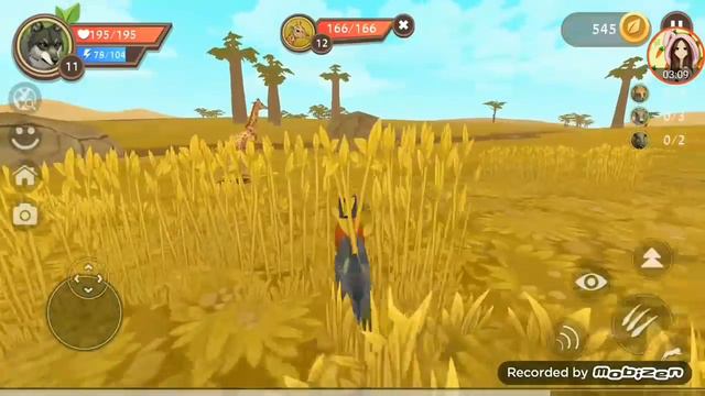 WildCraft НУБИК В САВАННЕ :,D