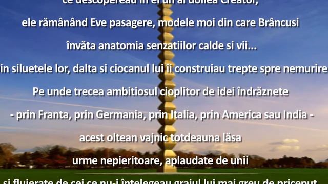 CONSTANTIN BRÂNCUȘI - versuri - Cristian Petru Bălan смотреть онлайн