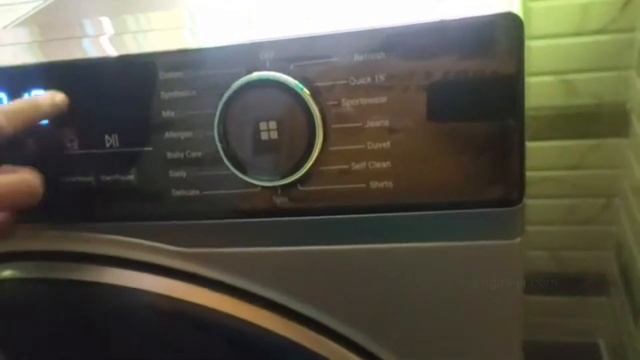 Haier Front load washing machine Eror code F7 смотреть онлайн