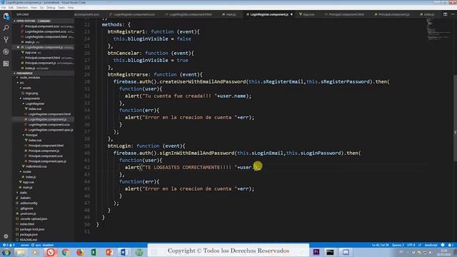 FireBase Vue: Login Con FireBase смотреть онлайн