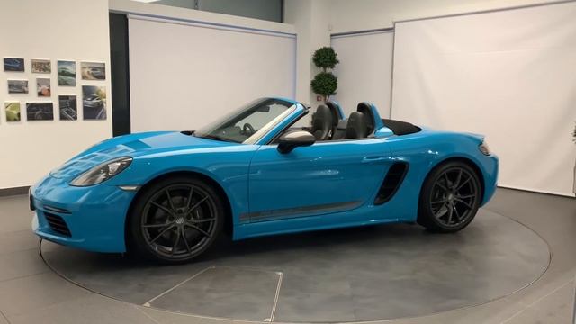Porsche 718 Boxster T (982) In Miami Blue @ OPC Newcastle