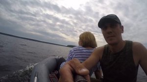 Отдых с лодкой пвх и мотором hangkai 3 6 на Рефтинском водохранилище