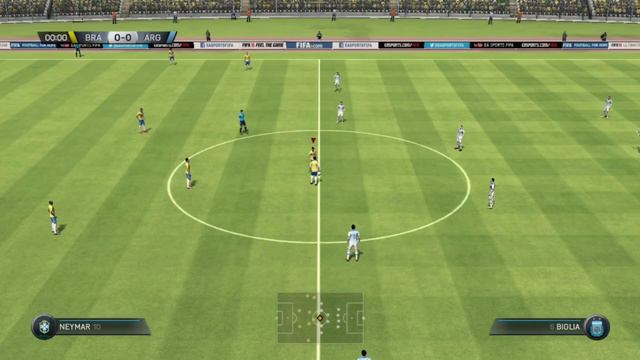 RPS3 PS3 Emulator FIFA 15 Brazil and Argentina Match 1st Half Neymar Messi смотреть онлайн
