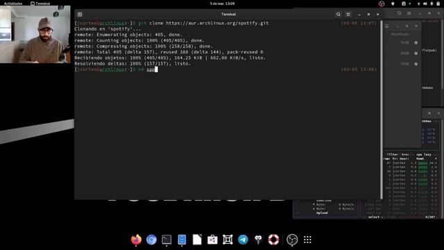 Instalar paquetes de AUR con el comando git y con yay смотреть онлайн