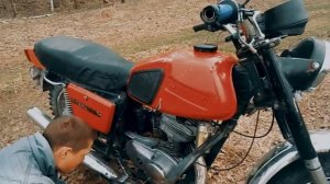 Учусь ездить на Планете\1 РАЗ//Иж Планета 5