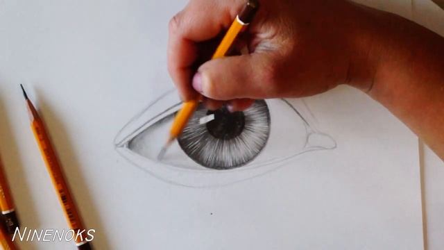 Как рисовать ГЛАЗА простым КАРАНДАШОМ. Как нарисовать глаз - подробный урок с объяснениями. смотреть онлайн