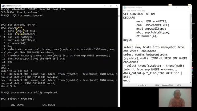 Tutorial on Understanding how to write PL SQL block смотреть онлайн