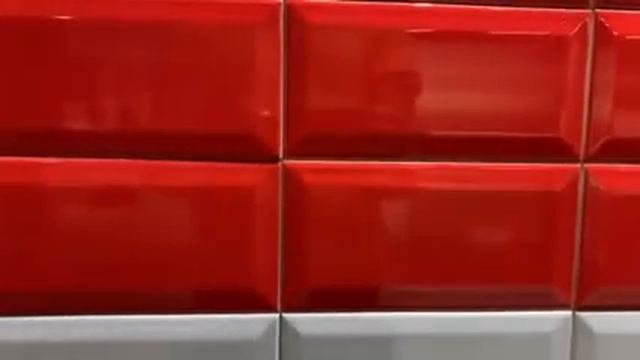 Плітка Стіна Metrotile wall red 20x10 469061 смотреть онлайн