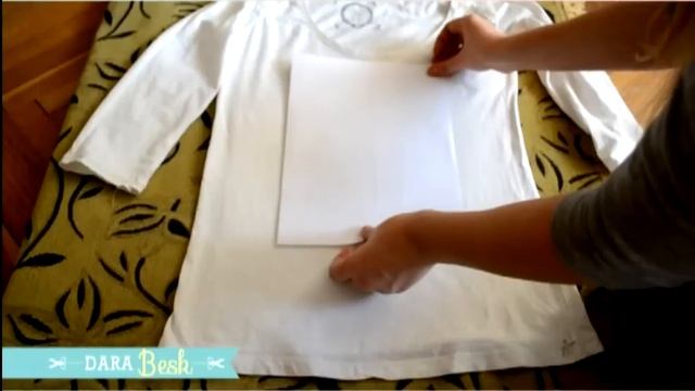 DIY T-Shirt Print Принт на футболке в домашних условиях Термотрансферный перенос изображения дома смотреть онлайн