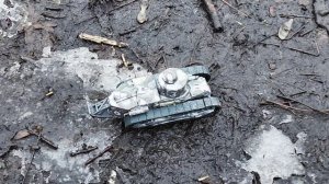 RENAULT FT-17 ИЗ ПЛАСТИЛИНА. ТАНКИ ИЗ ПЛАСТИЛИНА.