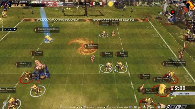 Blood Bowl 2 Skaven Eternal League Gameplay Let's Play Part 1 (SLYTHE GOES TO PLAY BALL) смотреть онлайн