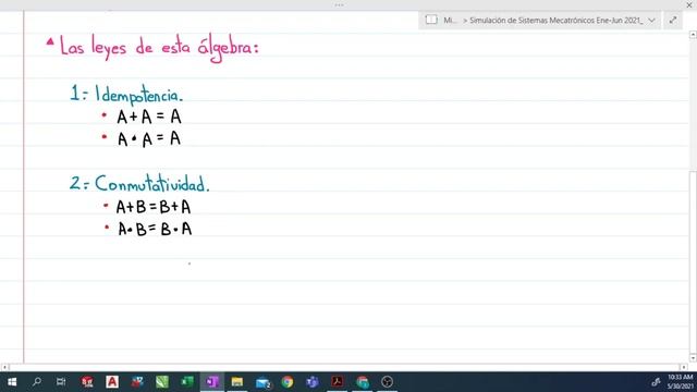 ÁLGEBRA BOOLEANA. Operaciones elementales y explicación de las Leyes del Álgebra de Boole смотреть онлайн