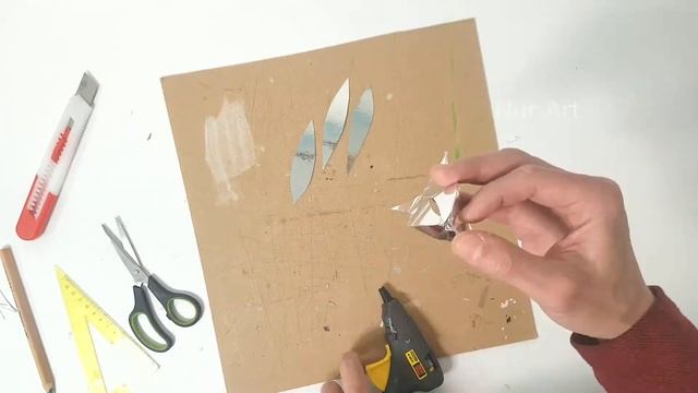 Макет тюльпана из картона для 3D макета смотреть онлайн