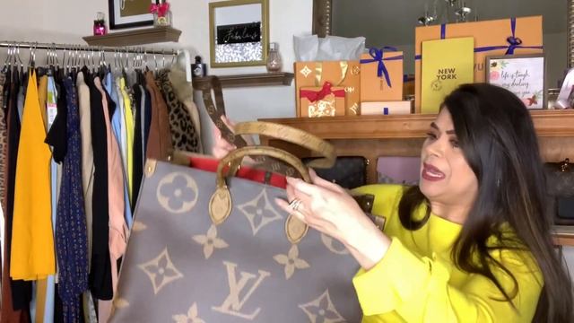 LOUIS VUITTON ONTHEGO GM — Comparison to Neverfull | DIAMOND HOOP EARRINGS | Christmas Gifts from M смотреть онлайн