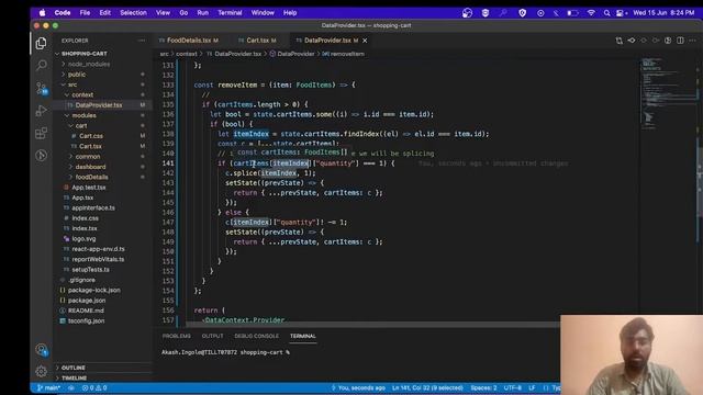 Shopping Cart Tutorial | Coding Cart Logic | React | Typescript смотреть онлайн