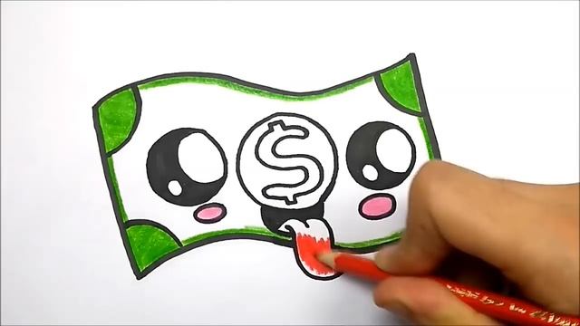 HOW TO DRAW MONEY EASY STEP BY STEP смотреть онлайн