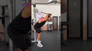 Разгибания на трицепс с канатами из-за головы