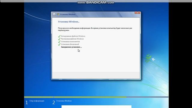 Установка Windows 7 смотреть онлайн