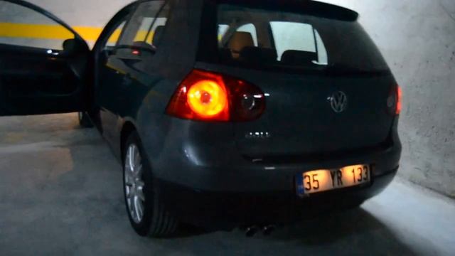 Golf 5 GT 1.4 TSI (170PS) Supersprint Exhaust Sound At Idle