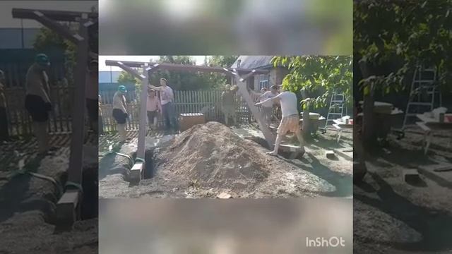 Установка бруса для качелей смотреть онлайн