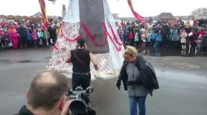 Масленица 2016. Сжигание чучела