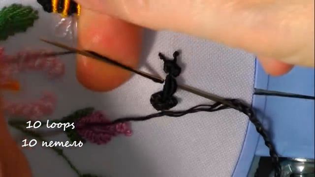 Hand Embroidery Mini Bee & A Ladybug | Dimensional Embroidery