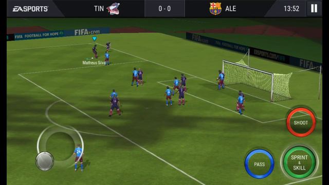 Красивый гол!![letsplay #1] fifa mobile смотреть онлайн