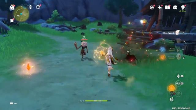 Genshin Impact играю с другом смотреть онлайн