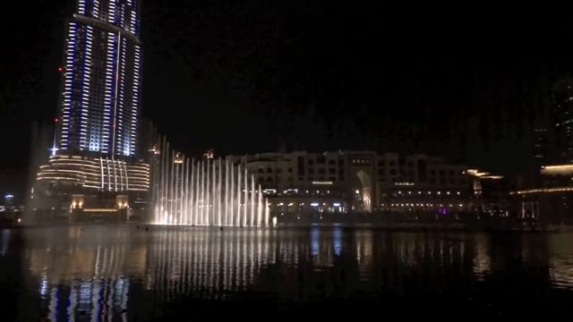 Burj Khalifa fountain show in 1080p HD смотреть онлайн