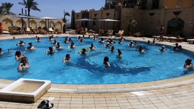 Dreams Resorts Beach Шарм-Эль-Шейх утро, завтрак и водная гимнастика смотреть онлайн