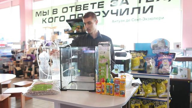 Запуск нано-аквариума в "Зоорае" г.Хмельницкий смотреть онлайн