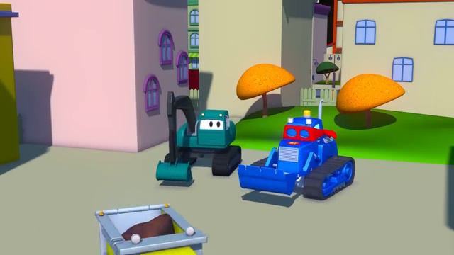The Mining Truck - Carl the Super Truck in Car City 🚚 ⍟ l Children Cartoons смотреть онлайн